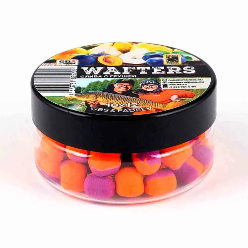 Вафтерсы GBS&Fadeev (wafters) Слива-груша 10х12мм (+ликвид)