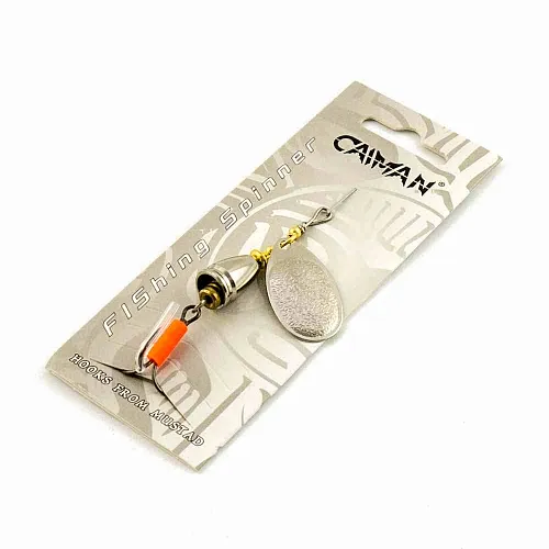 Блесна вращающаяся Caiman Round Accoustic 8гр #3 цвет CA02 (5шт в упак.)