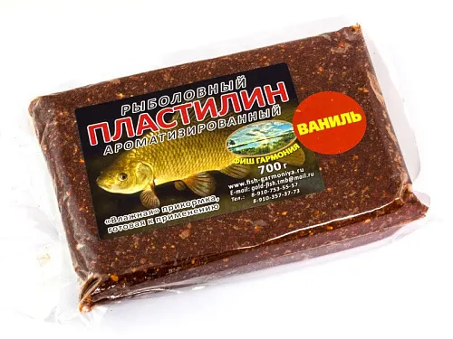 Пластилин рыболовный (14шт. в упак.) ваниль