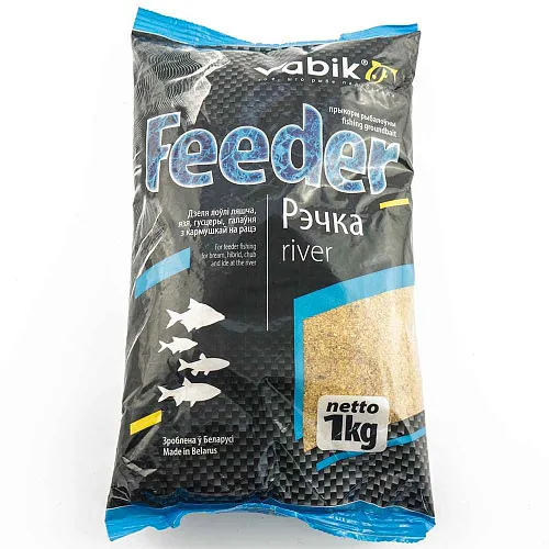 Прикормка Vabik Feeder 1 кг (в упак. 10 шт.) Река