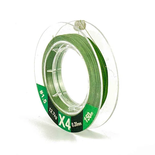 Шнур Caiman Force Line 150м 0,20мм #1.5 зеленый 