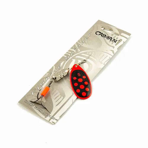 Блесна вращающаяся Caiman Round light 16гр #5 цвет CA06 (5шт в упак.)