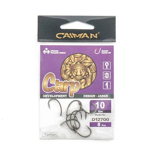 Крючки Caiman CarpTeflon №10 12700