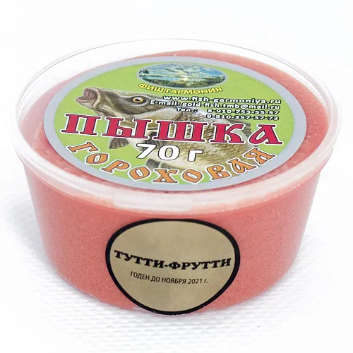 Пышка гороховая Magic 70 гр (Тутти-фрутти) (15 шт в упак.)
