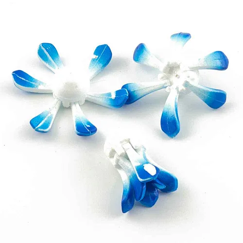 Поплавок зимний Proliv "Ромашка" 6 лепестков 1,4 гр (синий) отгрузка 2-2,5 гр (3 шт. в упак)