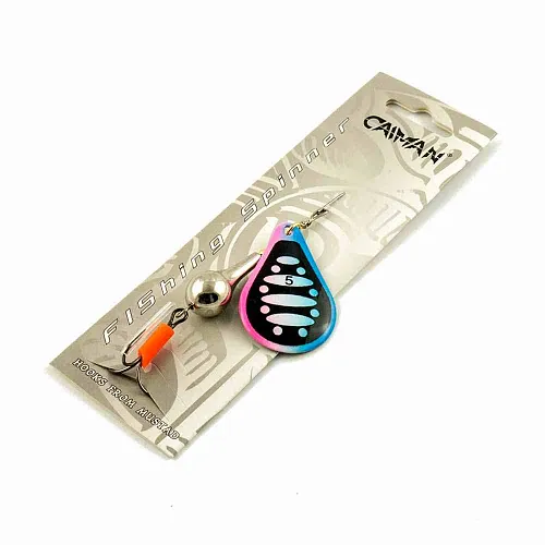 Блесна вращающаяся Caiman Pear 20гр #5 цвет CA96 (5шт в упак.)