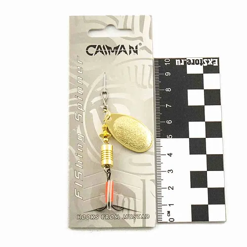 Блесна вращающаяся Caiman Round Classic 8гр #3 цвет CA03 (5шт в упак.)