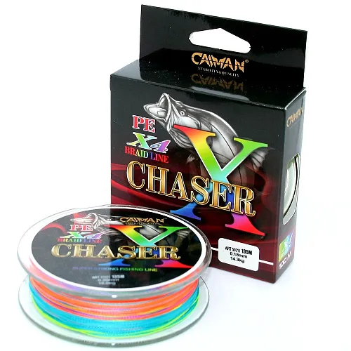 Шнур Caiman Chaser 135м 0,10мм цветной 