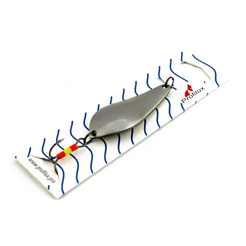 Блесна колеблющаяся нерж. Profilux Атом Б 15гр цв. Н-01 серебро (5 шт в упак.)