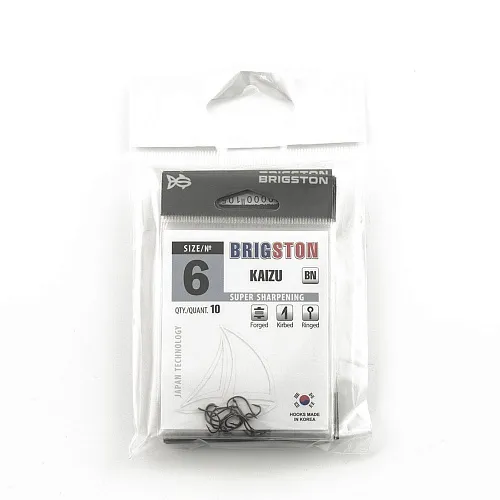 Крючок Brigston Kaizu BN № 6 ( уп. 10 шт.)