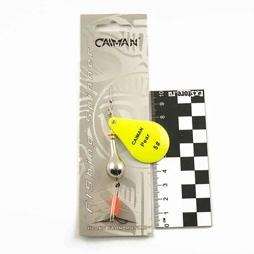 Блесна вращающаяся Caiman Pear 20гр #5 цвет CA92 (5шт в упак.)