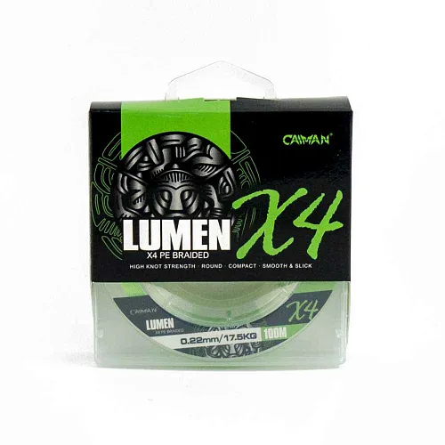 Шнур Caiman Lumen 100м 0,22мм зеленый