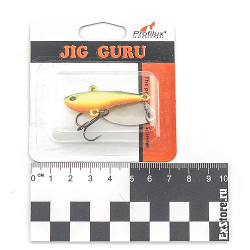 Джиг-блесна Profilux Тэйл-Спиннер 21гр цв. 306 (Желтый-черноспинка)