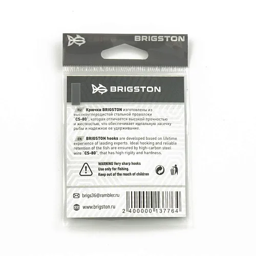 Крючок Brigston L-1Teflon № 4 ( уп. 6 шт.)
