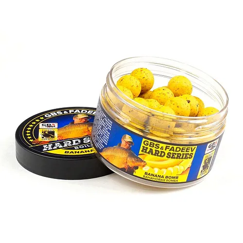 Бойлы варёные насадочные GBS vs Fadeev hard series BANANA BOMB 20 мм