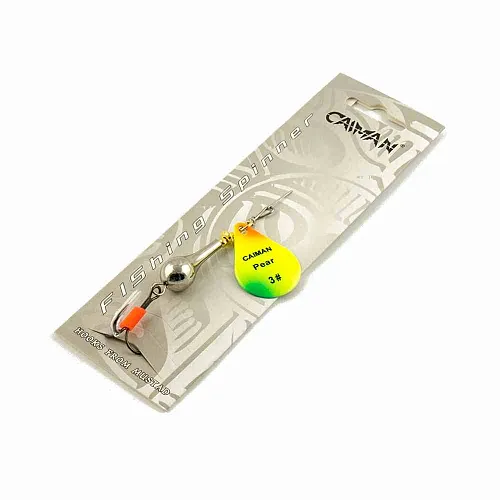 Блесна вращающаяся Caiman Pear 12гр #3 цвет CA91 (5шт в упак.)