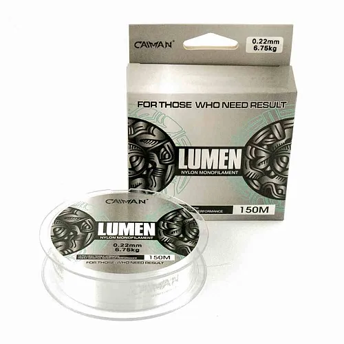 Леска Caiman Lumen 150м 0,22 мм прозрачная