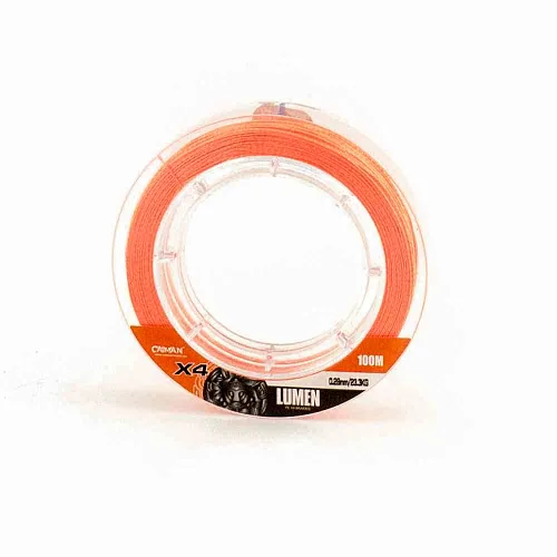 Шнур Caiman Lumen 100м 0,28мм оранжевый