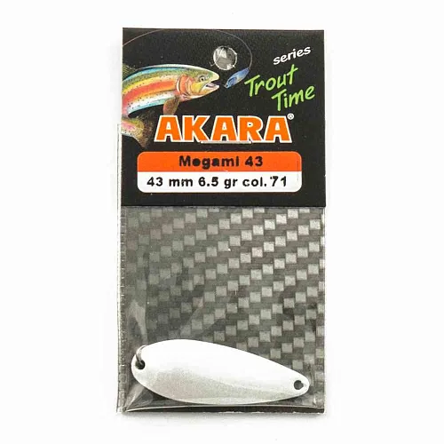 Блесна форелевая колеб. AKARA trout time Megami 43мм 6,5гр цвет 71
