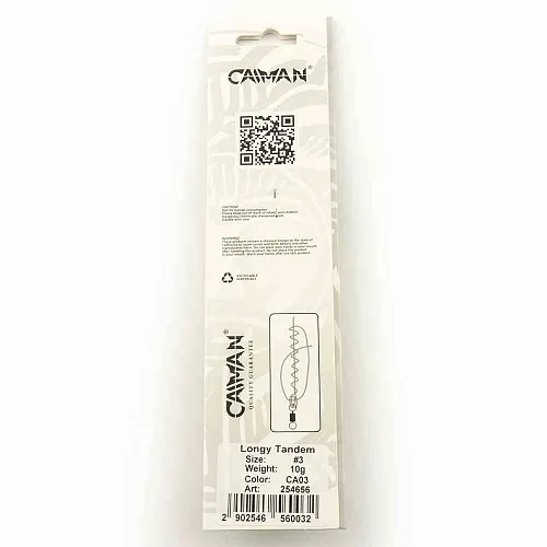 Блесна вращающаяся Caiman Longy Tandem 10гр #3 цвет CA03 (5шт в упак.)