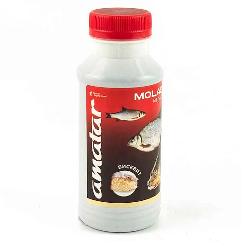 Аттрактант жидкий Amatar Molasses Бисквит 250мл