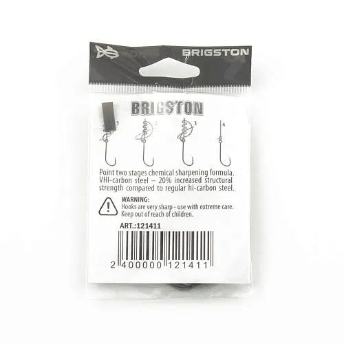 Крючок Brigston Cat Fish BN № 6/0 ( уп. 2 шт.)