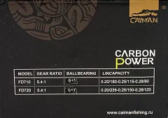 Катушка Caiman Carbon Power FD720 