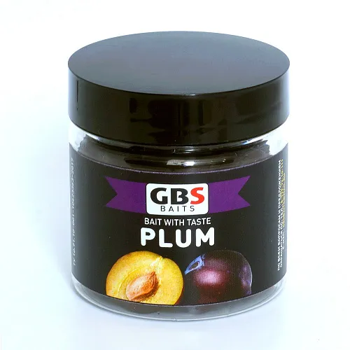 Бойлы GBS Baits тонущие насадочные 15мм 100гр Plum Слива (5шт в упак)