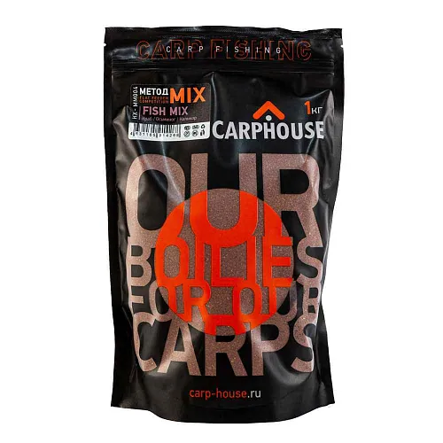 Прикормка методная Carp House Flat Feeder Competition Краб-осьминог-кальмар 1кг