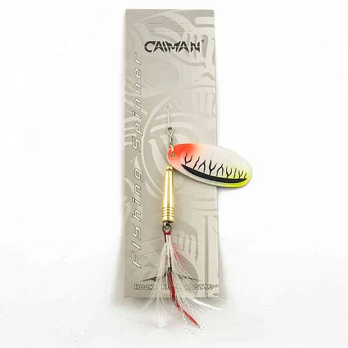 Блесна вращающаяся Caiman Pike killer classic 12гр #5 цвет CA60 (5шт в упак.)