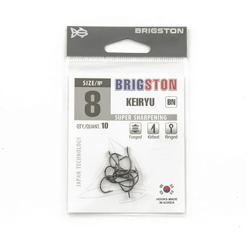 Крючок Brigston Keiryu BN № 8 ( уп. 10 шт.)