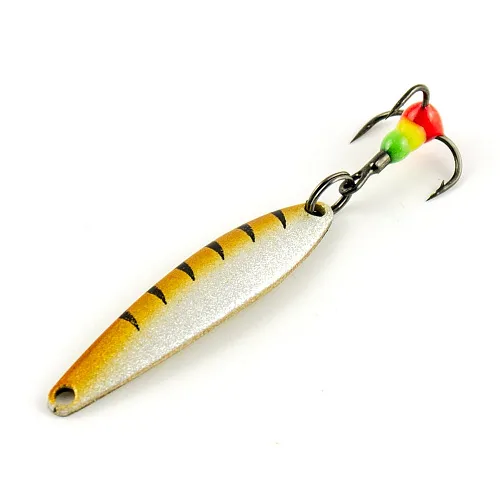 Блесна зимняя Profilux Премиум Рефлекс С 4гр 4см цв. 10 серебро золотая спинка