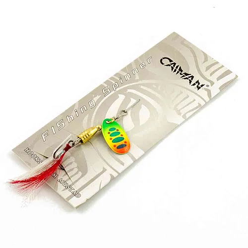 Блесна вращающаяся Caiman Pike killer classic 3гр #1 цвет CA59 (5шт в упак.)