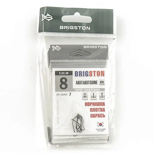 Крючок Brigston Akitakitsune BN №8 (7шт в упак)