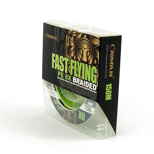 Шнур Caiman Fast flying 8PE 0,18 мм 150 м Green 215505