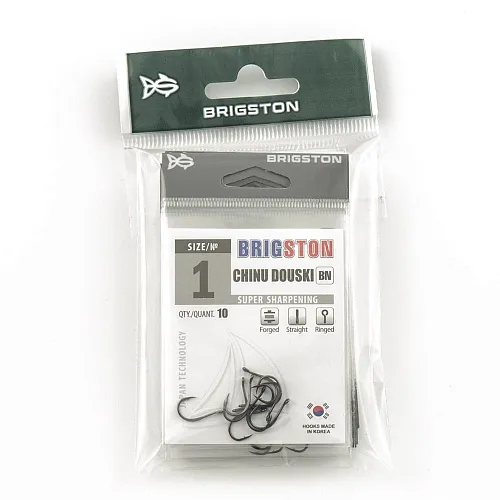 Крючок Brigston Chinu Douski BN № 1 ( уп. 10 шт.)