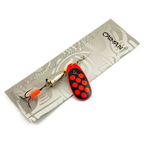 Блесна вращающаяся Caiman Super Vibbra 13гр #5 цвет CA26 (5шт в упак.)