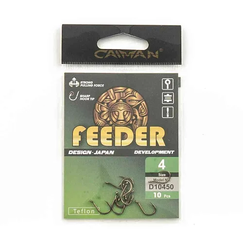 Крючки Caiman Feeder Pro №4 D10450