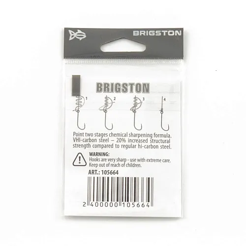 Крючок Brigston Maruseigo - 1 BH BN № 6 ( уп. 10 шт.)