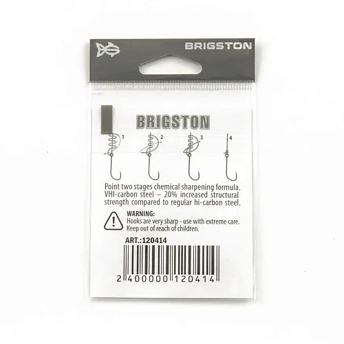 Крючок Brigston Sode Gold №4 ( уп. 9 шт.)