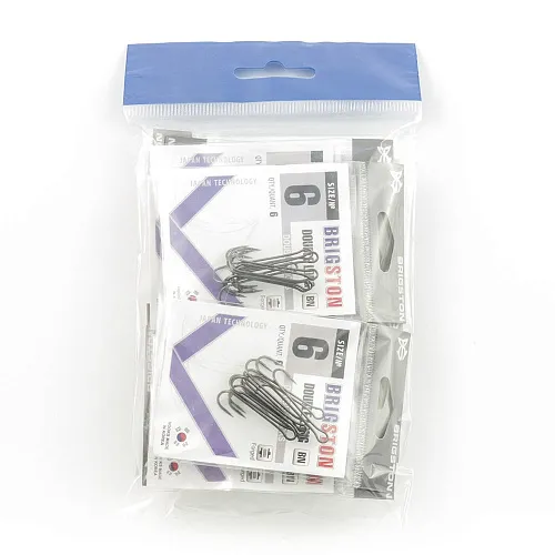 Крючок двойник Brigston Double long № 6 ( уп. 6 шт.)