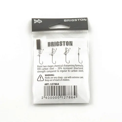 Крючок Brigston Chinu BN №15 ( уп. 2 шт.)