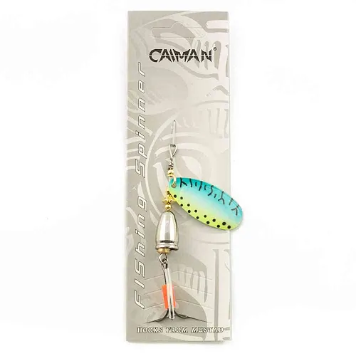 Блесна вращающаяся Caiman Pike killer accoustic 10гр #4 цвет CA71 (5шт в упак.)