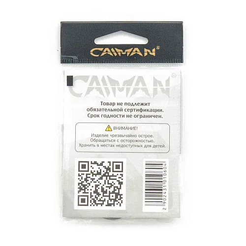 Крючки Caiman Curve Shank Carp Teflon №6 12400