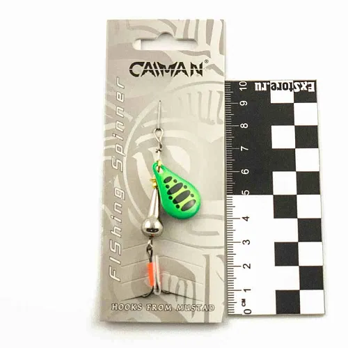 Блесна вращающаяся Caiman Pear 6гр #1 цвет CA87 (5шт в упак.)