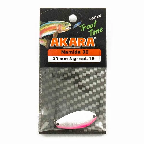 Блесна форелевая колеб. AKARA trout time Namida 30мм 3гр цвет 19