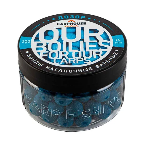 Бойлы Carp House вареные насадочные 14мм Дозор (банка 200гр)
