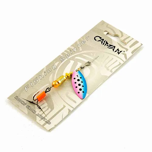 Блесна вращающаяся Caiman Longy classic 6гр #1 цвет CA08 (5шт в упак.)