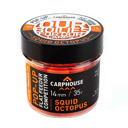 Бойлы Carp House Pop-Up 14 мм Squid Octopus (банка)
