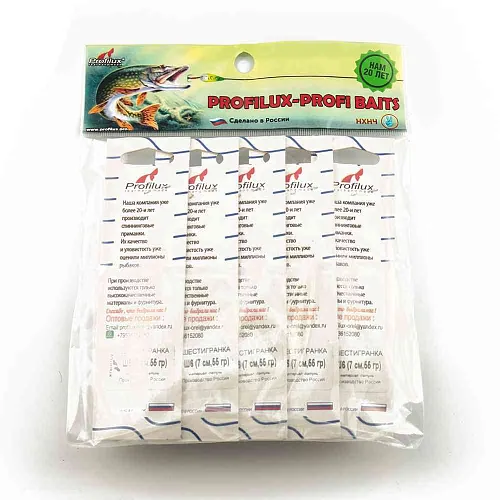 Блесна Profilux шестигранка Ш6 7см 55гр цвет 02 латунь